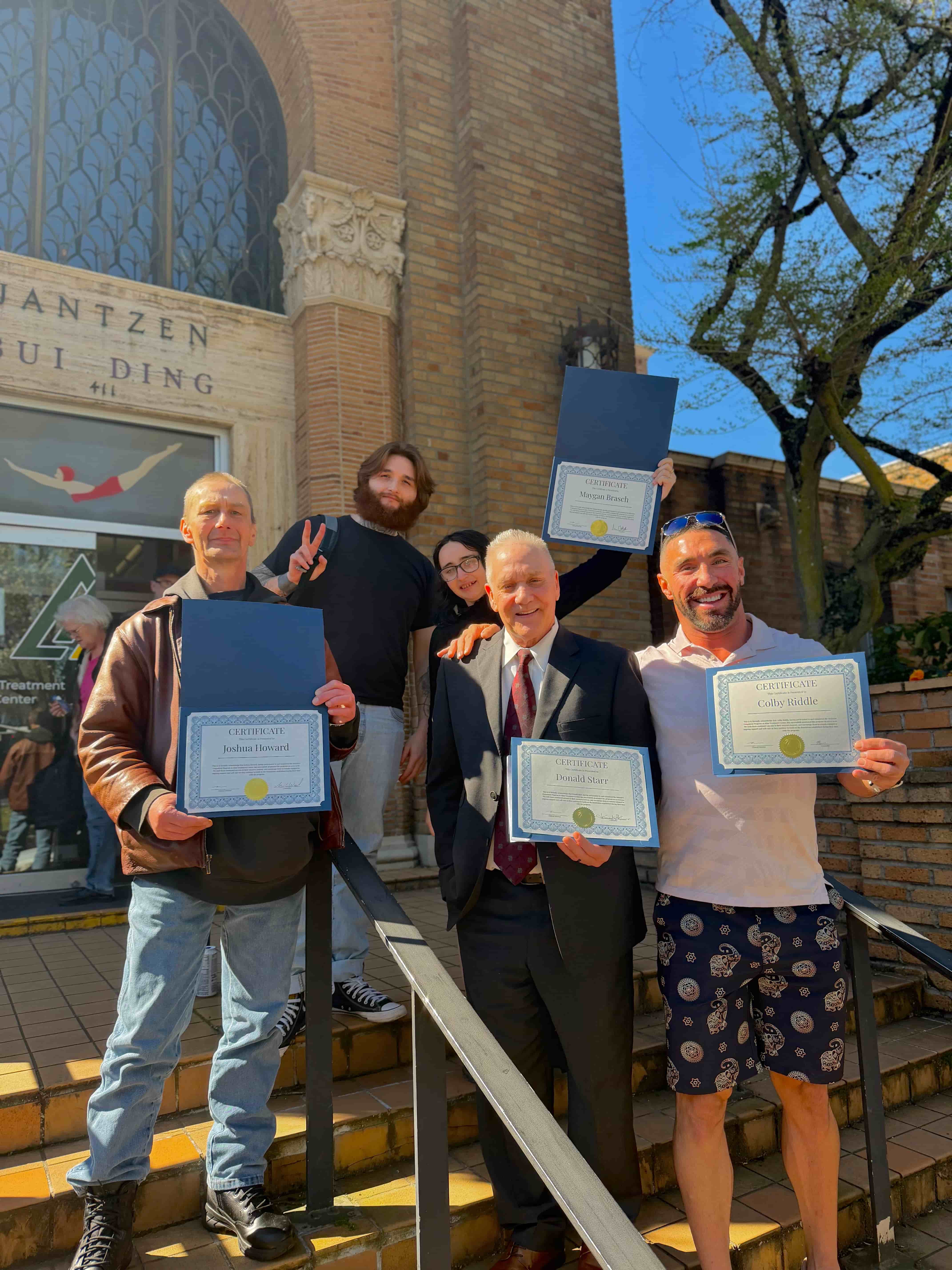 Graduates from our recovery programs